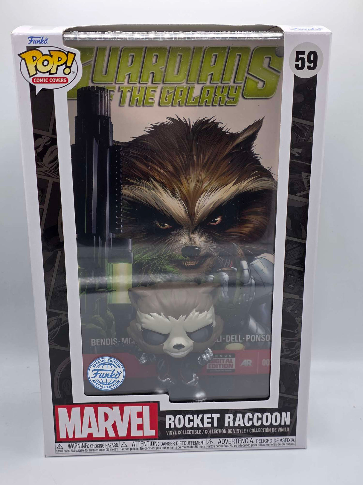 ROCKET RACCOON | Funko Pop Comic Covers | Guardians of the Galaxy #3 #59