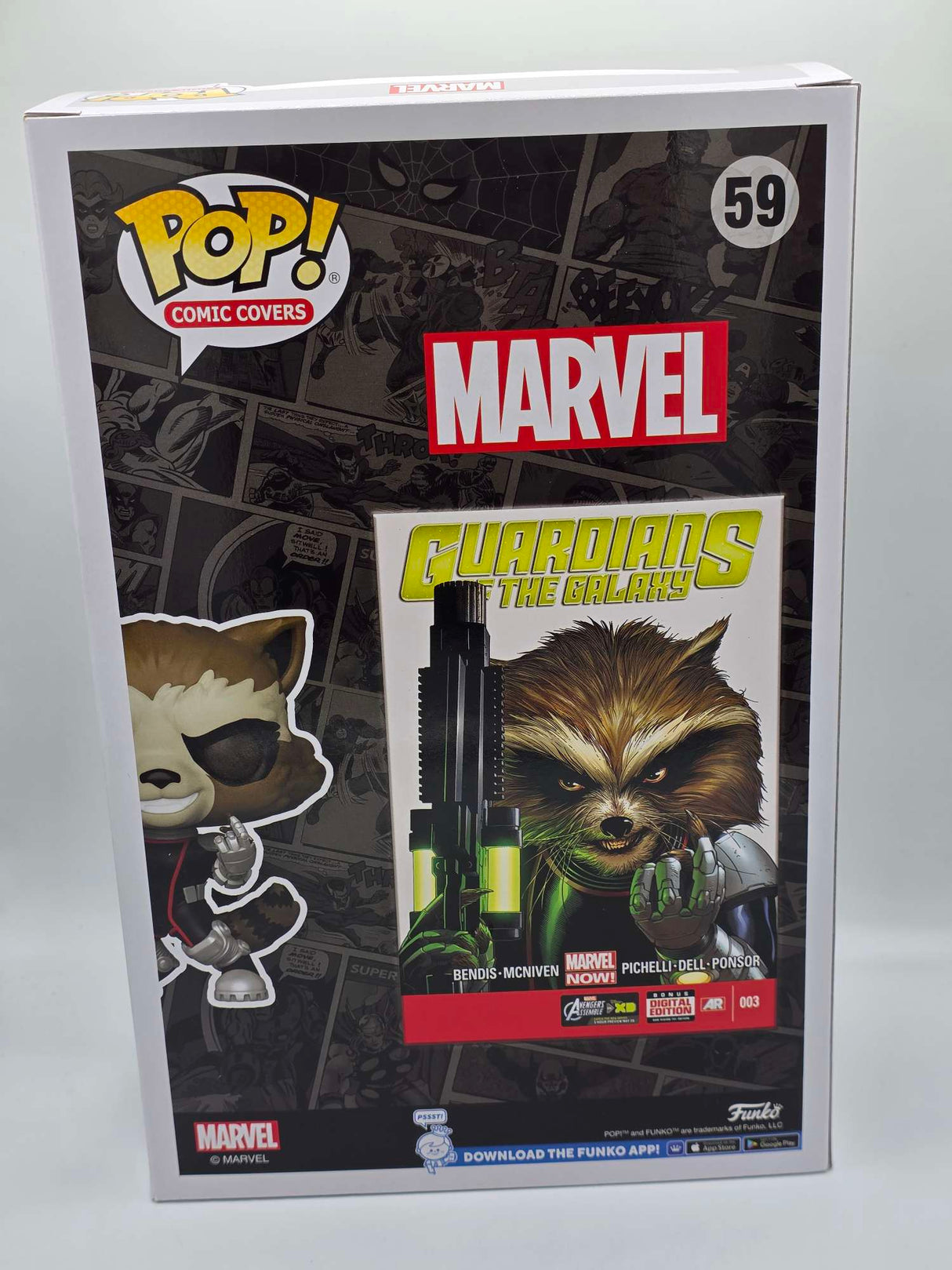 ROCKET RACCOON | Funko Pop Comic Covers | Guardians of the Galaxy #3 #59