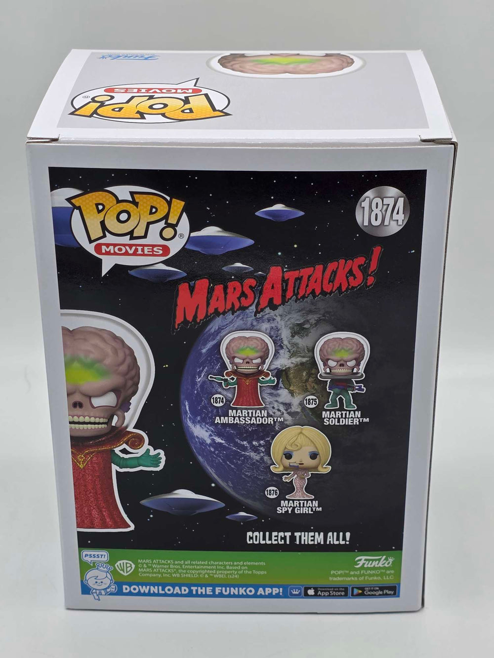MARTIAN AMBASSADOR | Mars Attacks | Funko Pop Movies #1874