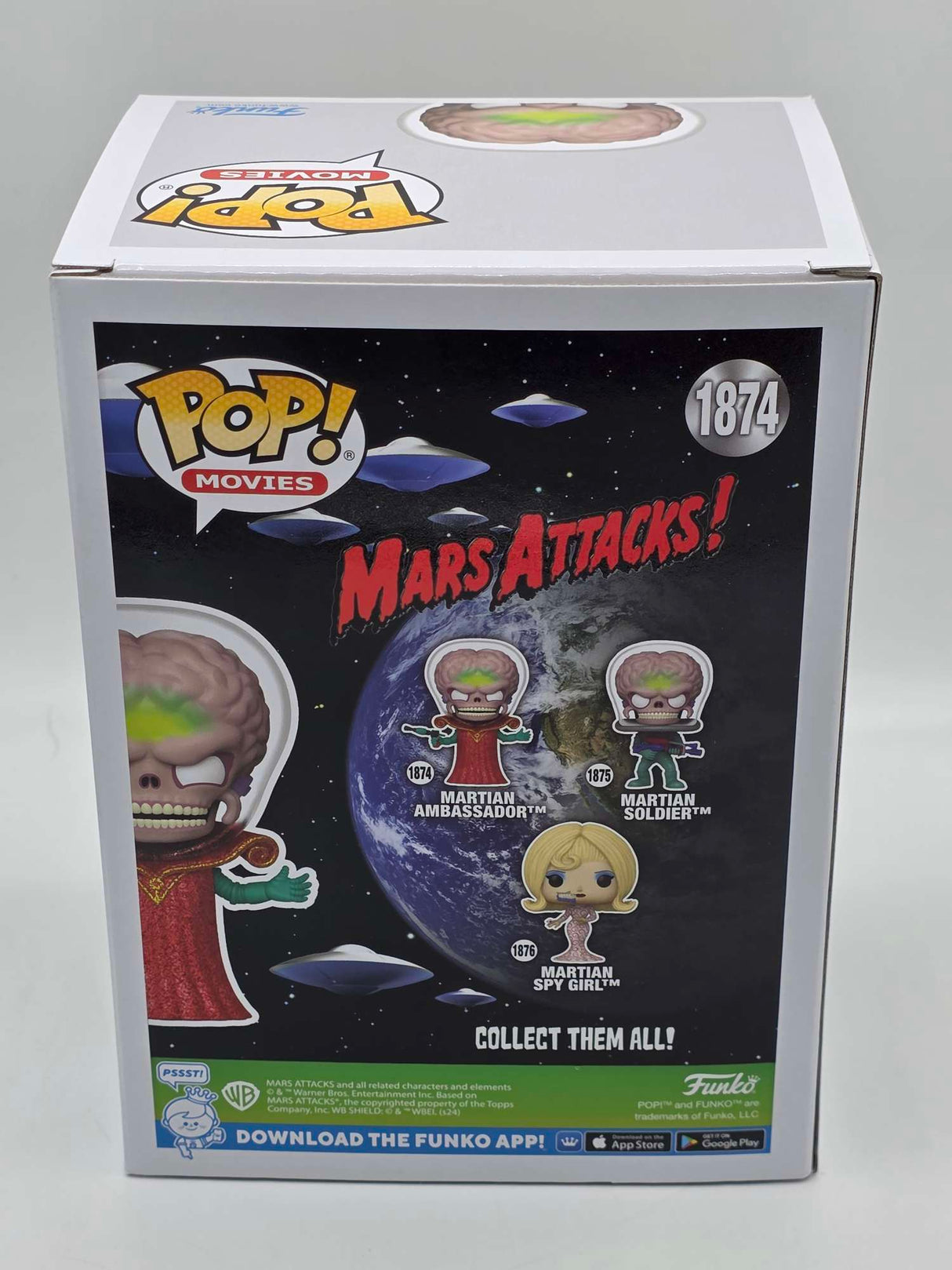MARTIAN AMBASSADOR | Mars Attacks | Funko Pop Movies #1874