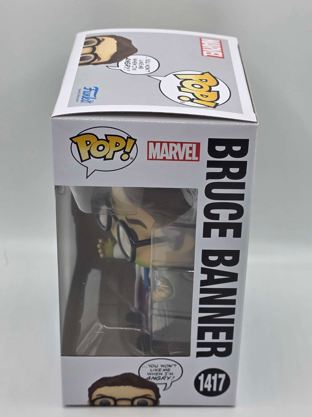 BRUCE BANNER (DON'T MAKE ME ANGRY QUOTE) | Funko Pop Marvel #1417