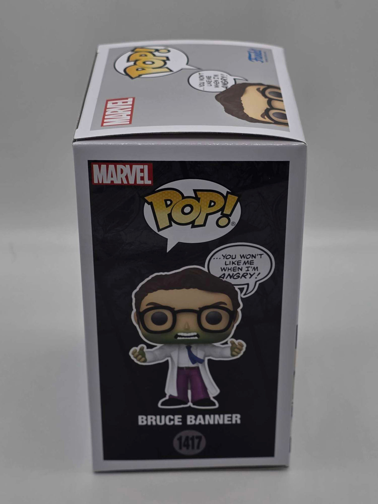 BRUCE BANNER (DON'T MAKE ME ANGRY QUOTE) | Funko Pop Marvel #1417
