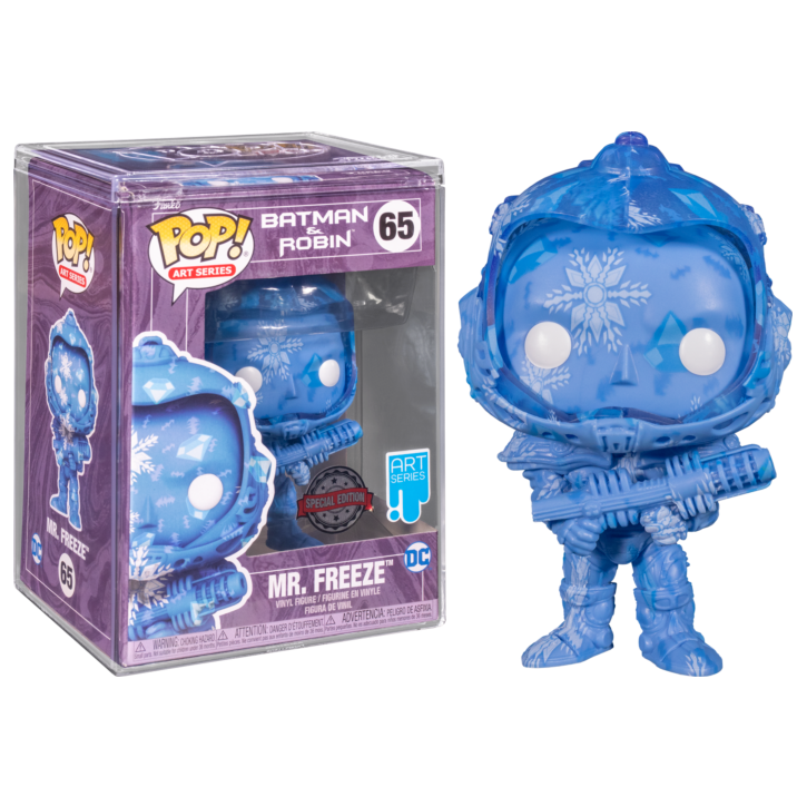 Funko Pop Art Series | Batman & Robin | Mr. Freeze with Stack Pop Protector #65