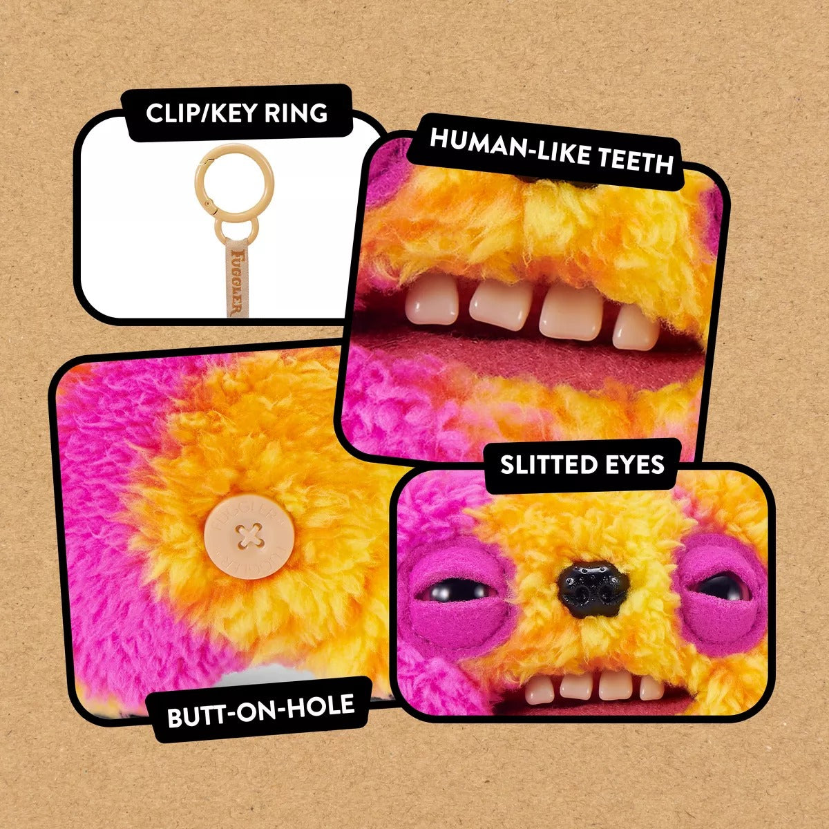 OLD TOOTH | Series 6 | Fuggler Keyring 5"