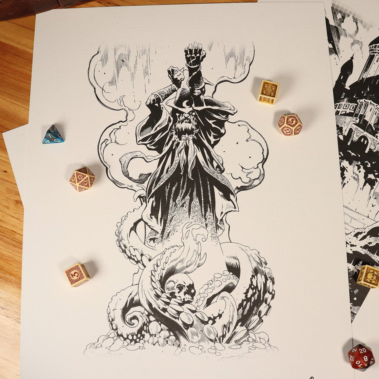 DUNGEONS & DRAGONS | Lithograph Set  | 7 Art Prints | Limited Edition