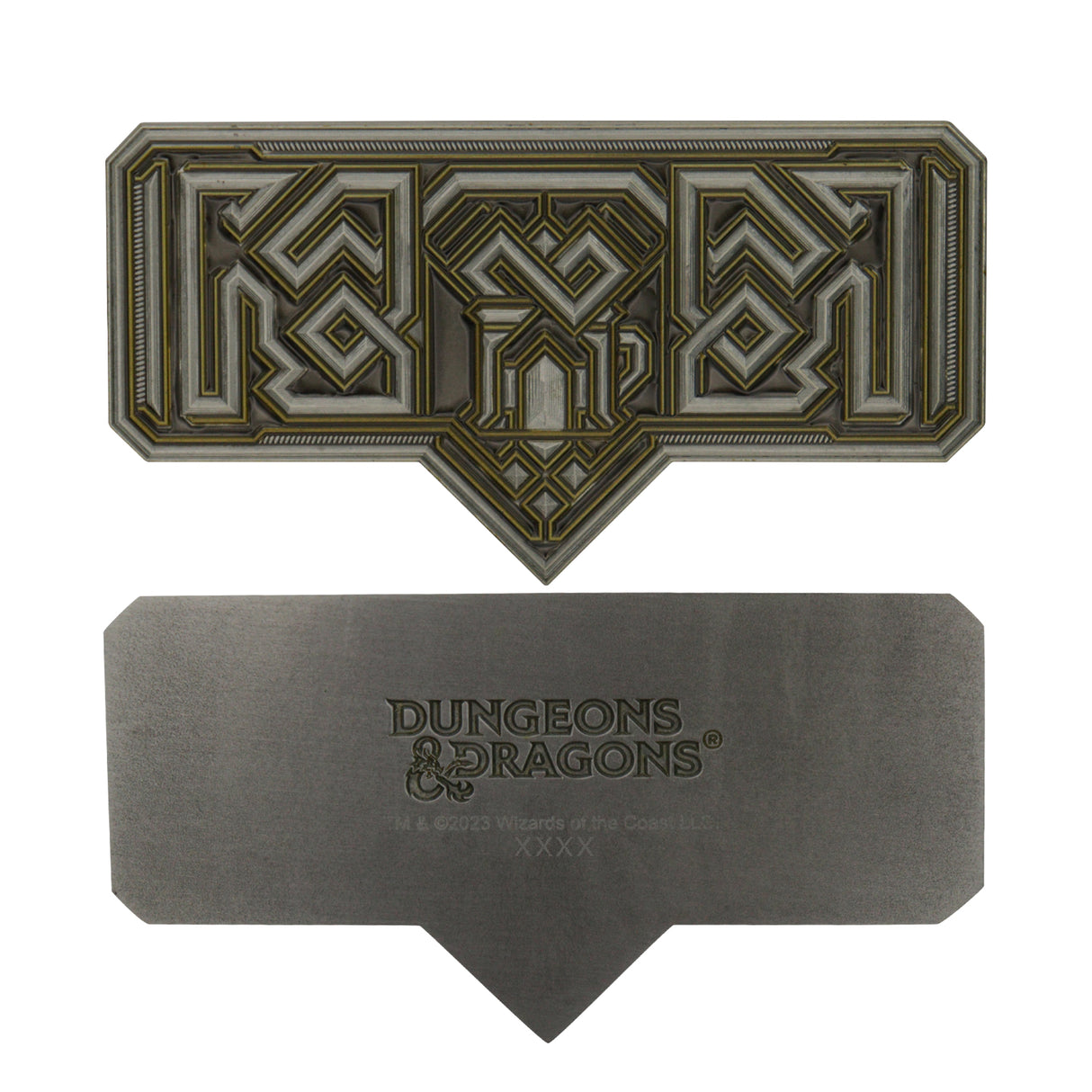 Dungeons & Dragons MITHRAL HALL Crest Limited Edition Collectible Metal Ingot