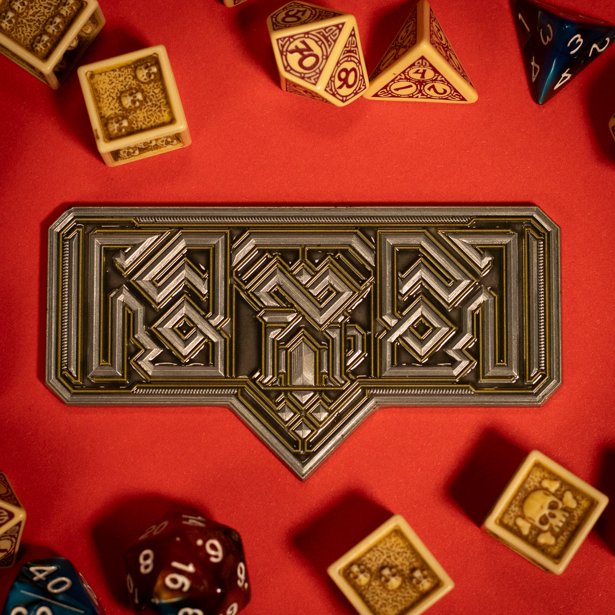 Dungeons & Dragons MITHRAL HALL Crest Limited Edition Collectible Metal Ingot