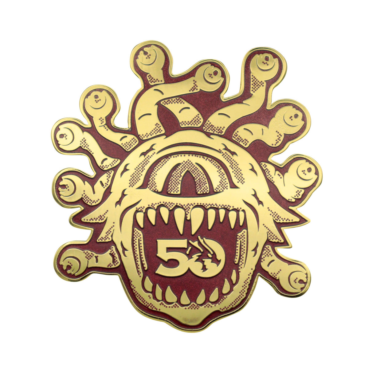Dungeons & Dragons 50th Anniversary BEHOLDER, MIND FLAYER & MIMIC Limited Edition Pin Badge Set