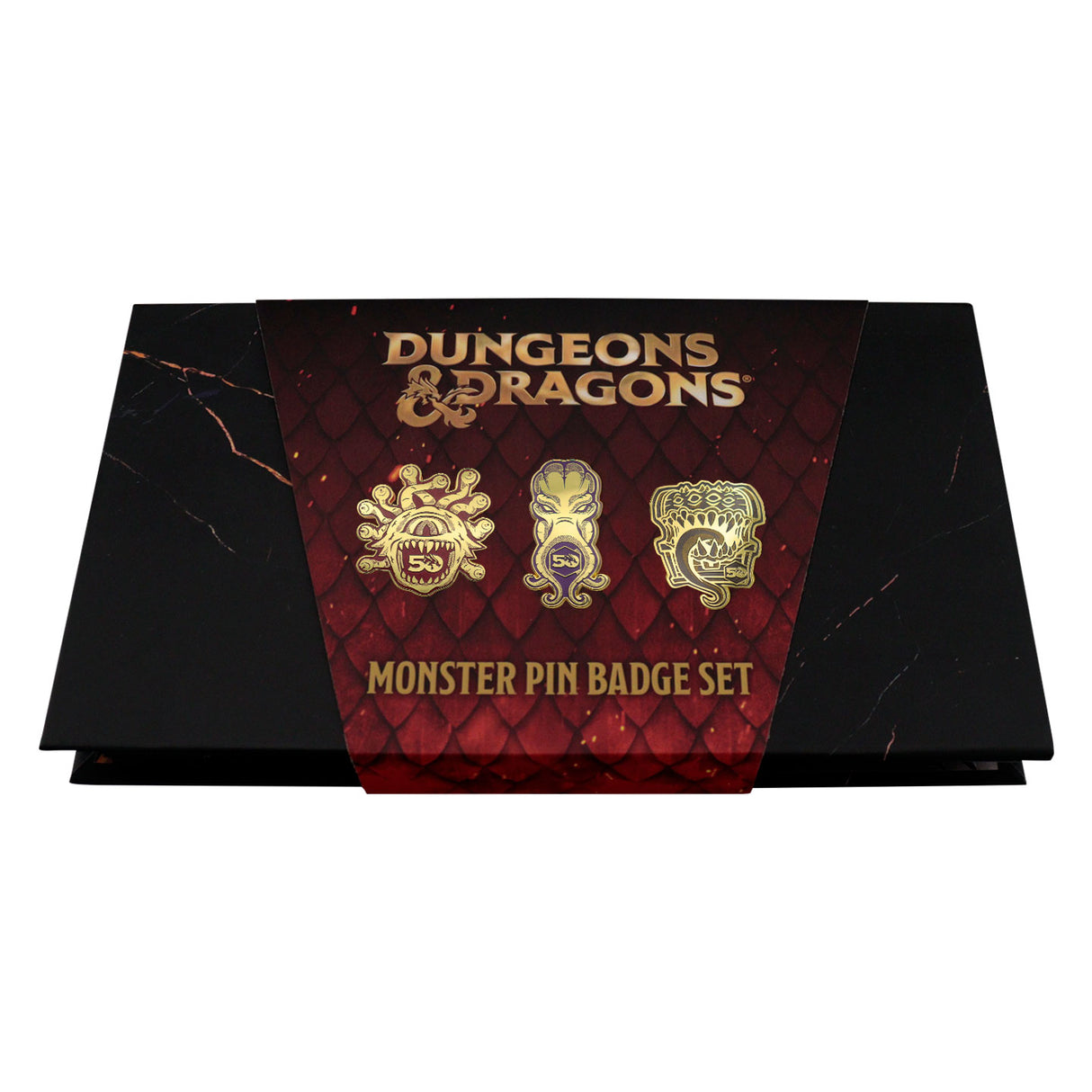 Dungeons & Dragons 50th Anniversary BEHOLDER, MIND FLAYER & MIMIC Limited Edition Pin Badge Set