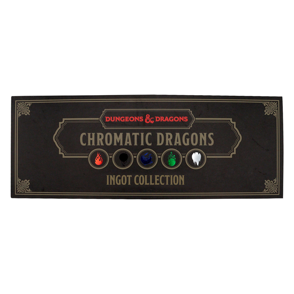 Dungeons & Dragons 50th Anniversary CHROMATIC DRAGONS Limited Edition Coloured Ingot Set