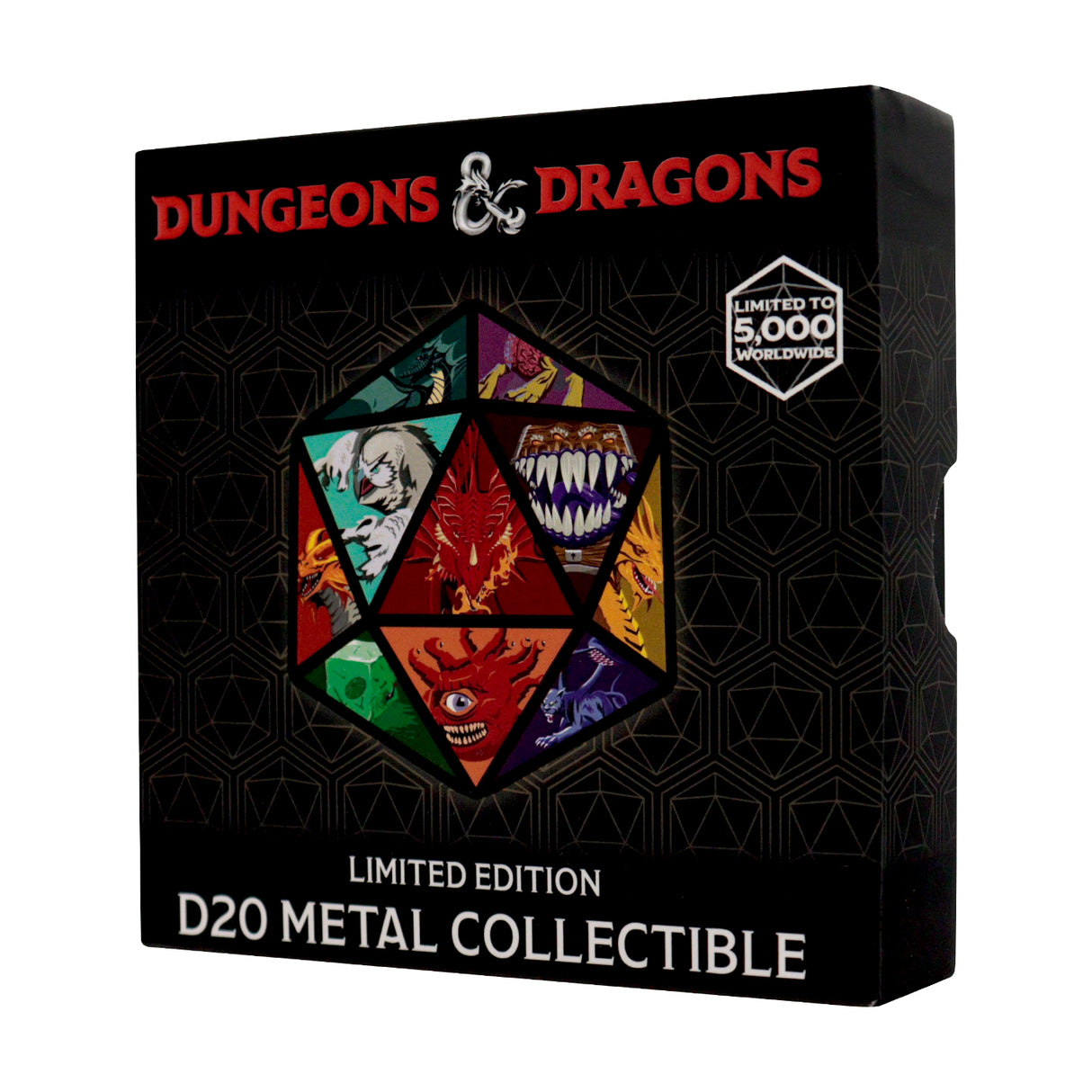 D20 METAL COLLECTABLE | Dungeons & Dragons | Medallion | Limited Edition
