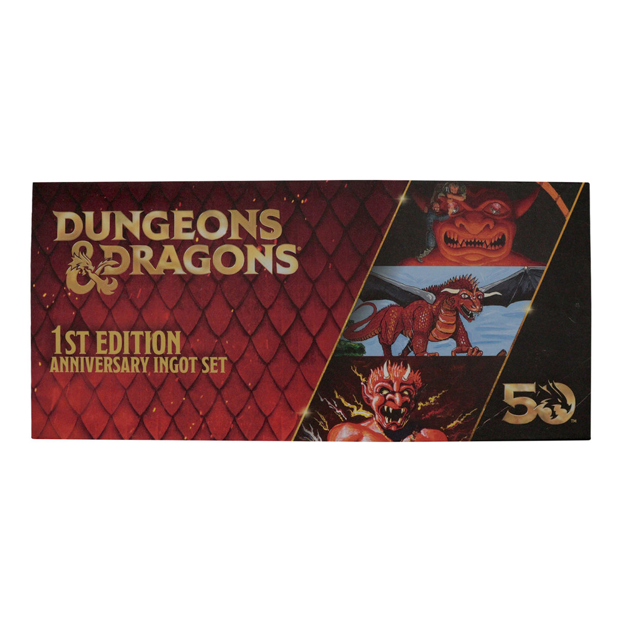 50TH ANNIVERSARY 1ST EDITION BOOK COVER | Dungeons & Dragons | Ingot Set | Limited Edition