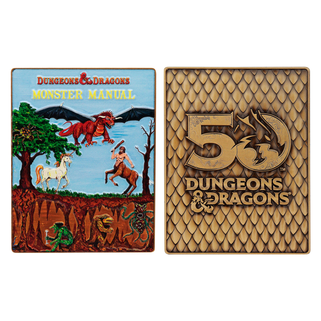50TH ANNIVERSARY 1ST EDITION BOOK COVER | Dungeons & Dragons | Ingot Set | Limited Edition