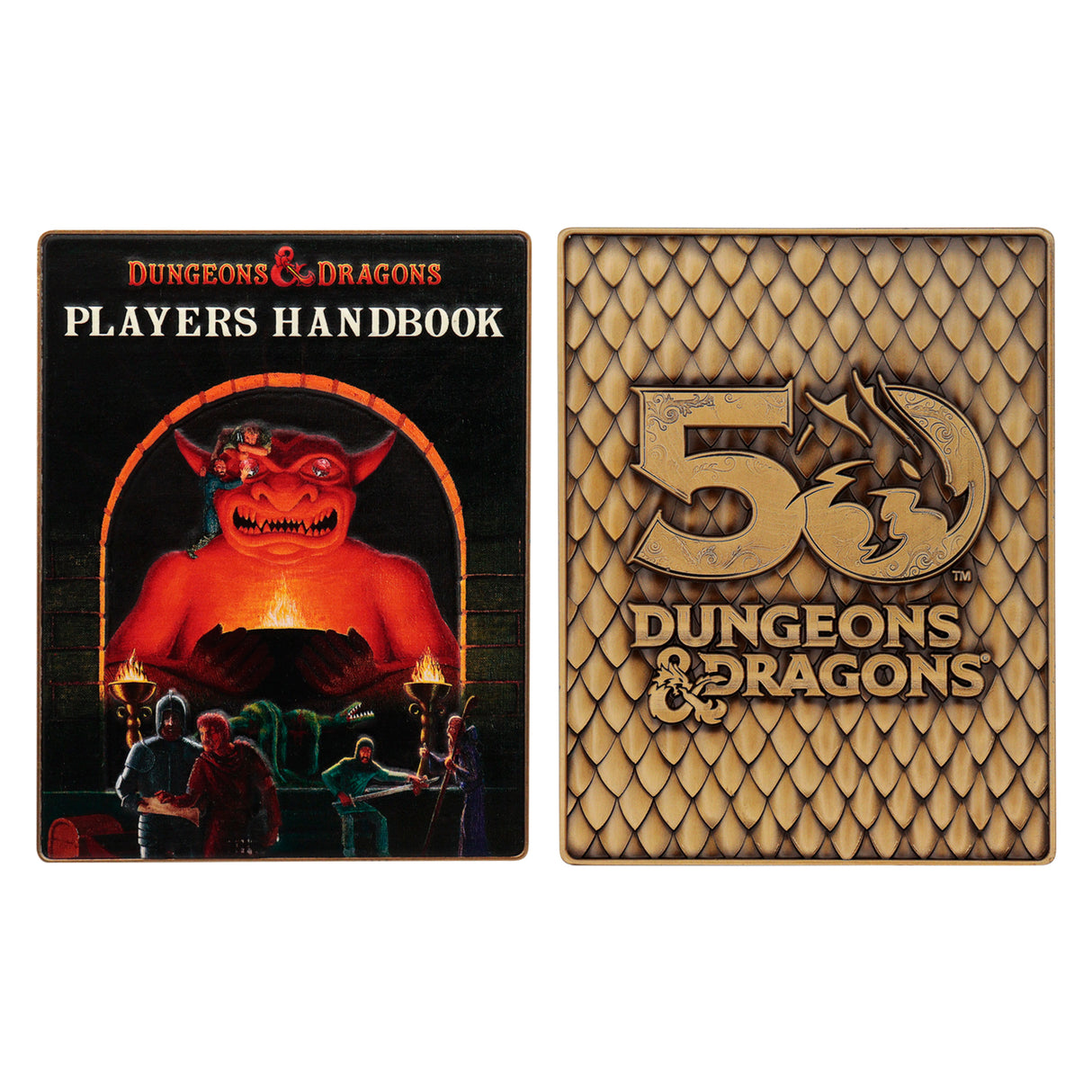 50TH ANNIVERSARY 1ST EDITION BOOK COVER | Dungeons & Dragons | Ingot Set | Limited Edition