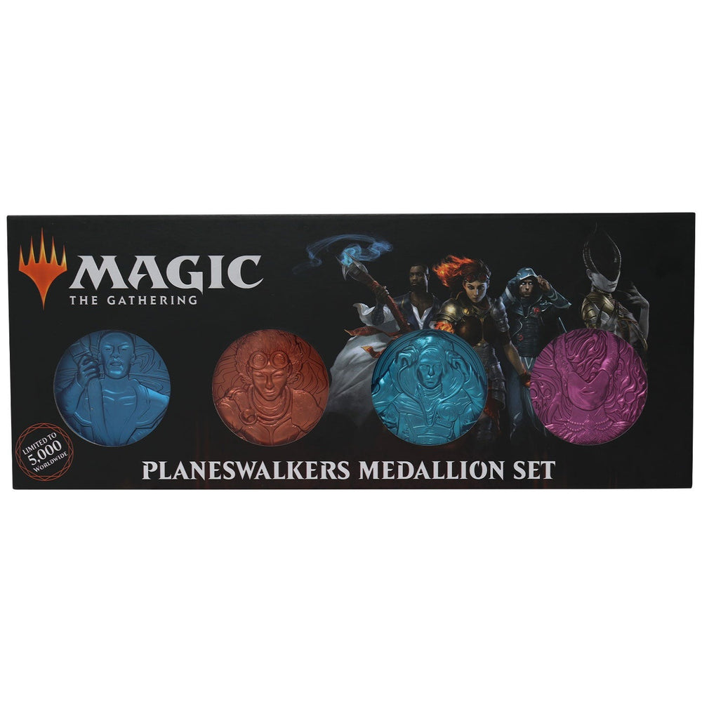 Magic the Gathering | PLANESWALKERS | Set of 4 Medallions | Collectible Limited Edition