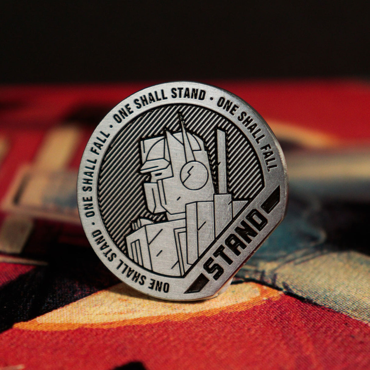 Transformers 40th Anniversary OPTIMUS PRIME & MEGATRON Limited Edition Collectible Coin