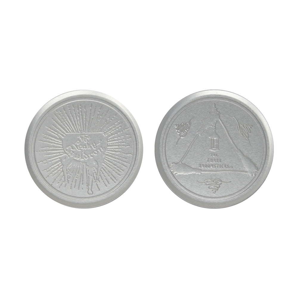 HARRY POTTER | Set of 4 Embossed Metal Coasters
