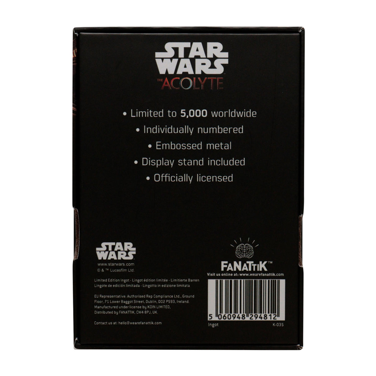 THE ACOLYTE | Star Wars Ingot | Limited Edition
