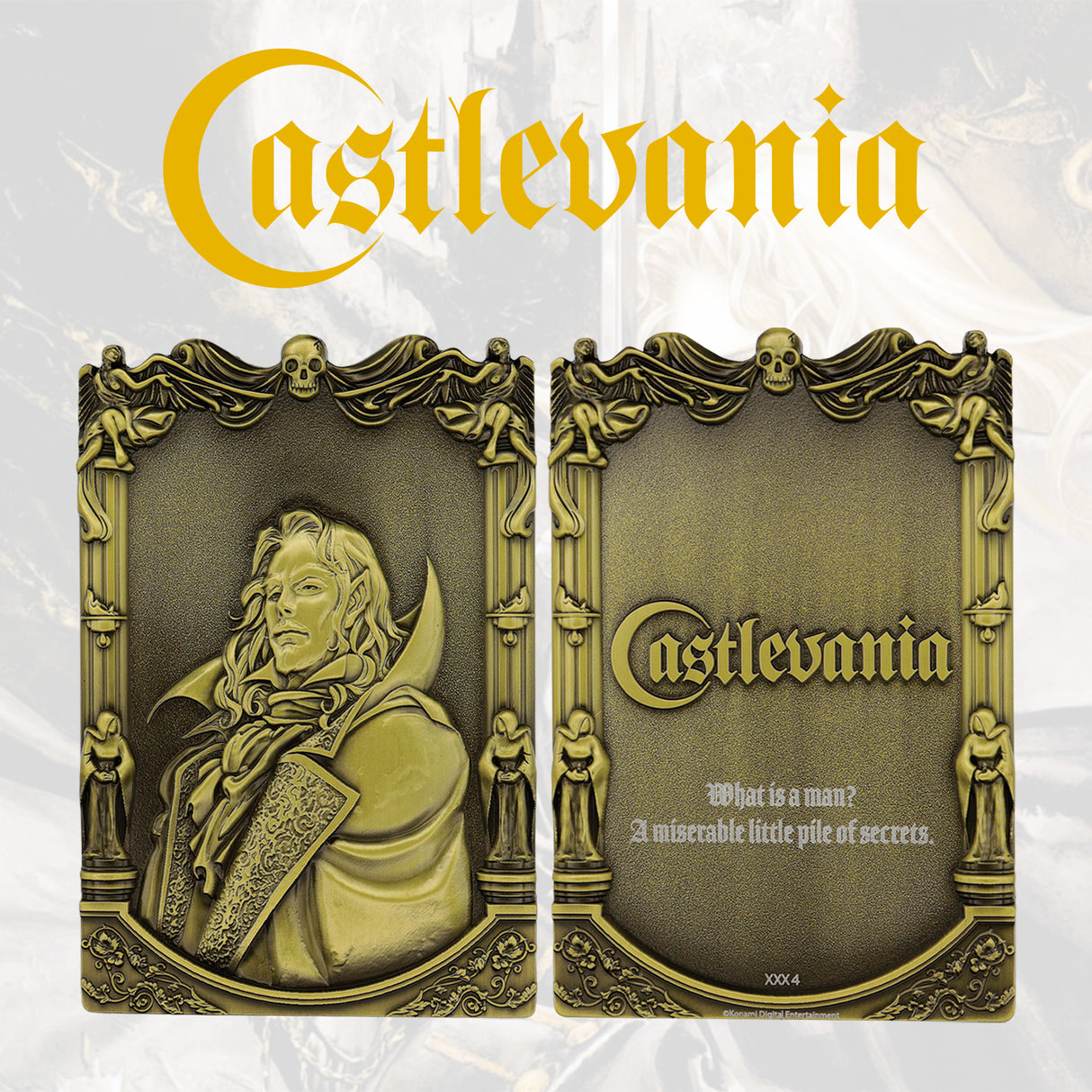 Castlevania Limited Edition DRACULA Collectible Metal Ingot
