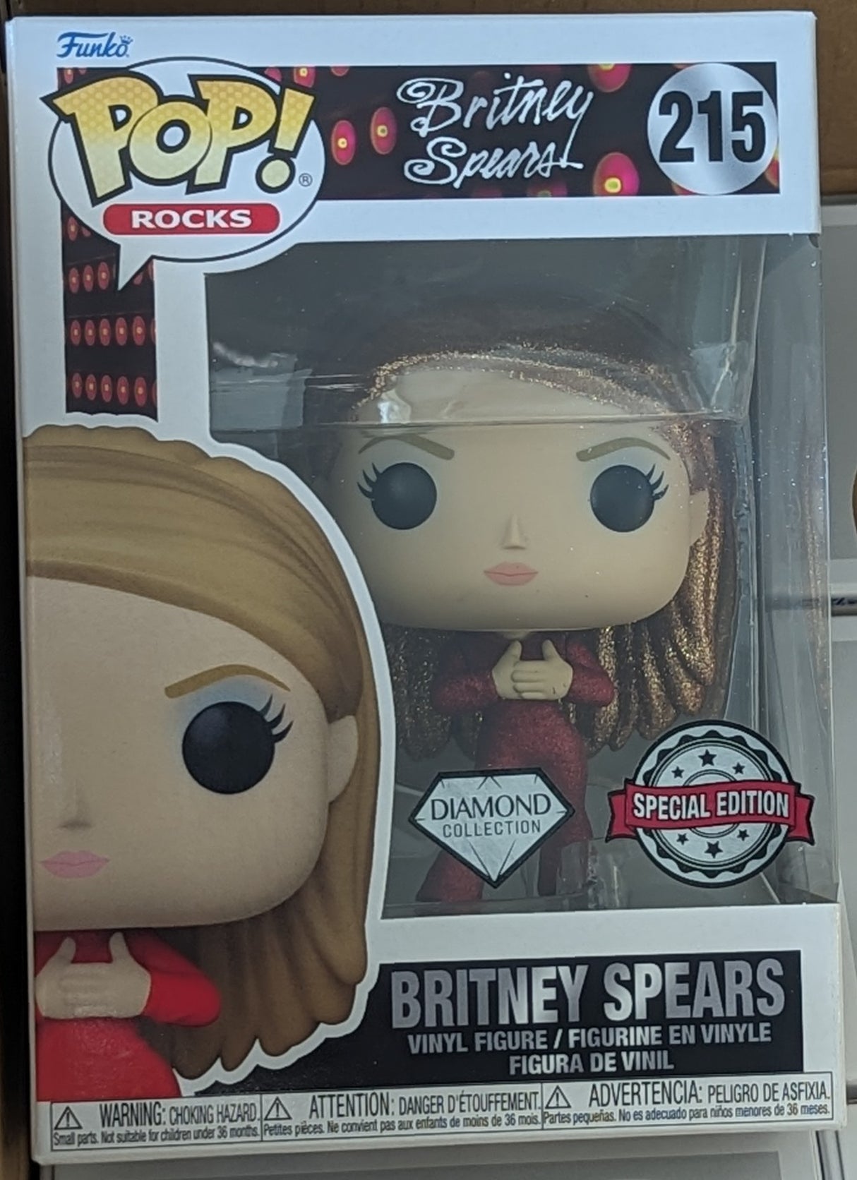 Funko Pop Rocks | Britney Spears | Catsuit #215 | Diamond