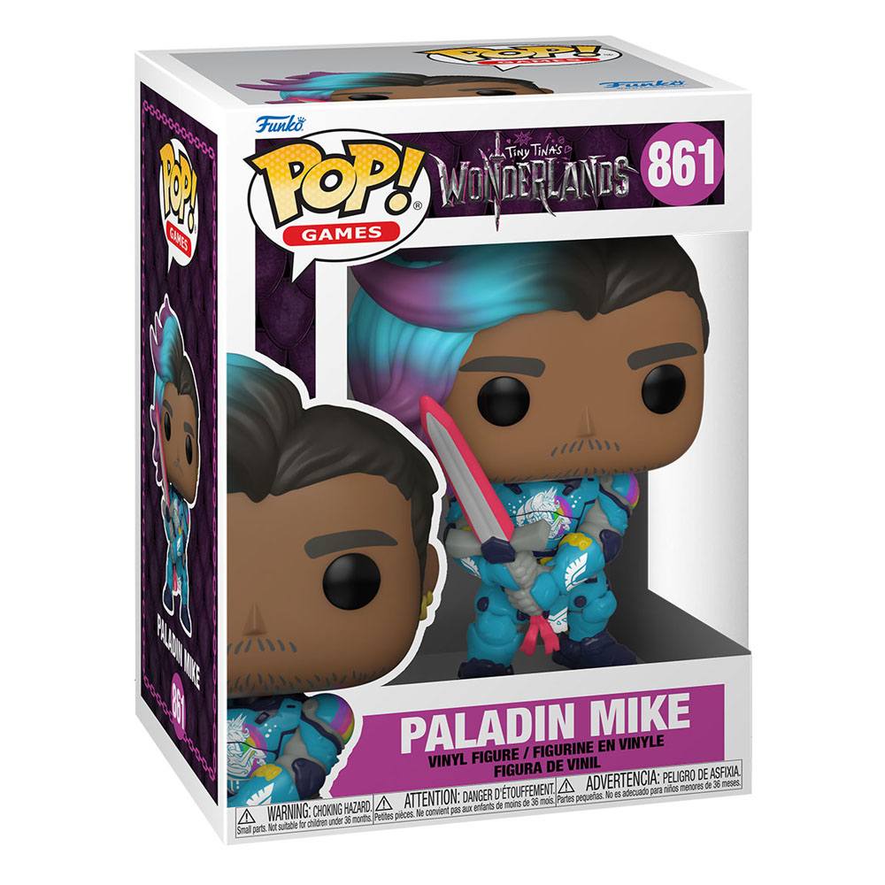 Funko Pop Games | Borderlands Tiny Tina’s Wonderland | Paladin Mike #861