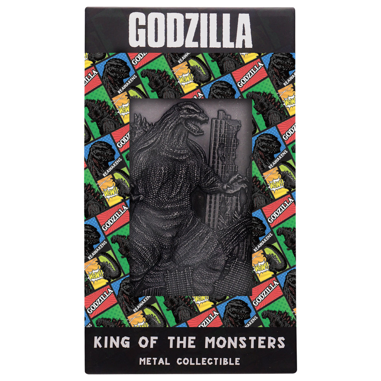 Godzilla XL Limited Edition Antique Nickel GODZILLA Collectible Metal Ingot