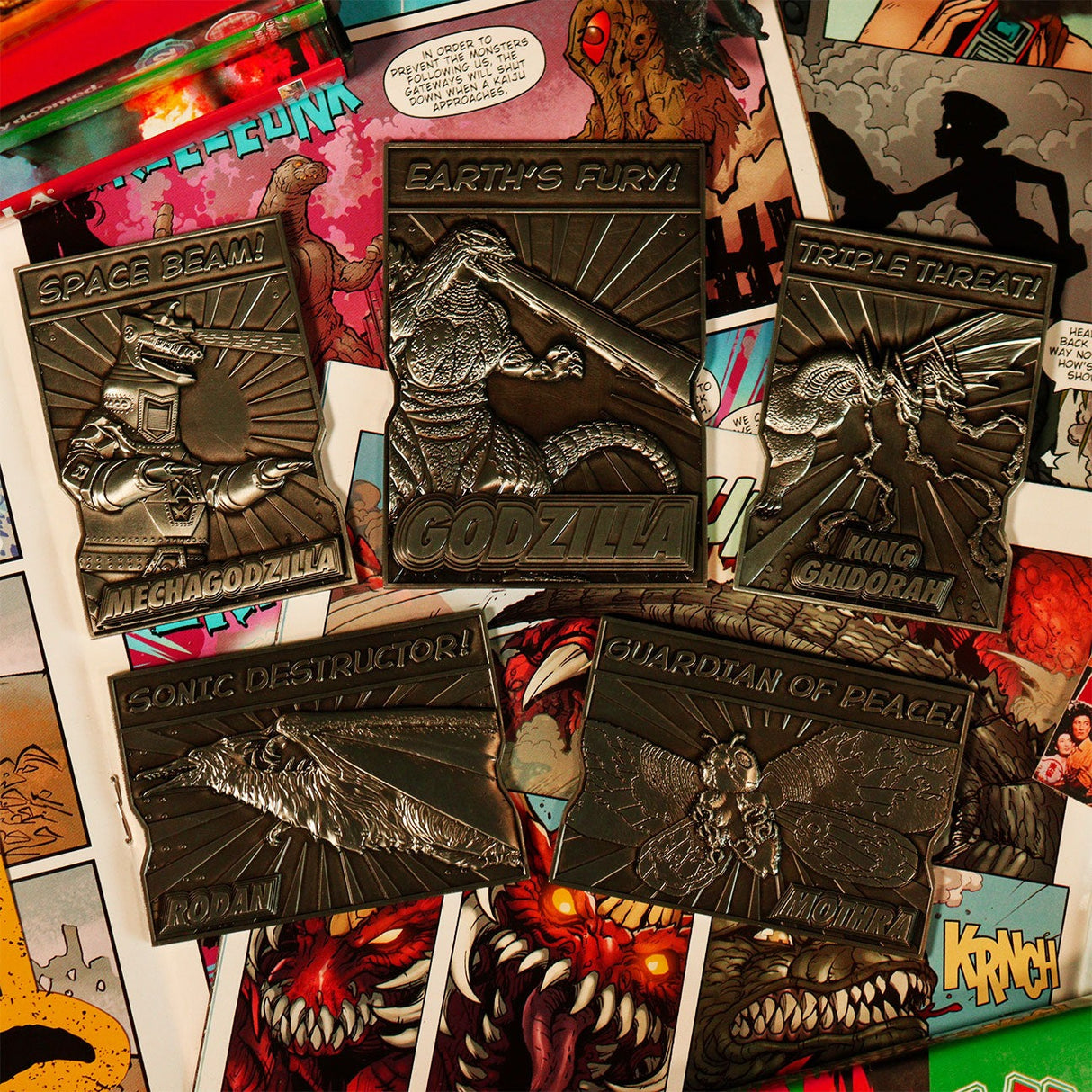 GODZILLA MONSTERS 5 Piece Ingots |  Limited Edition
