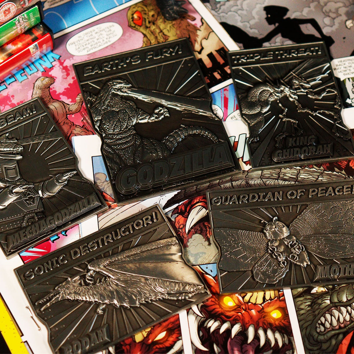 GODZILLA MONSTERS 5 Piece Ingots |  Limited Edition