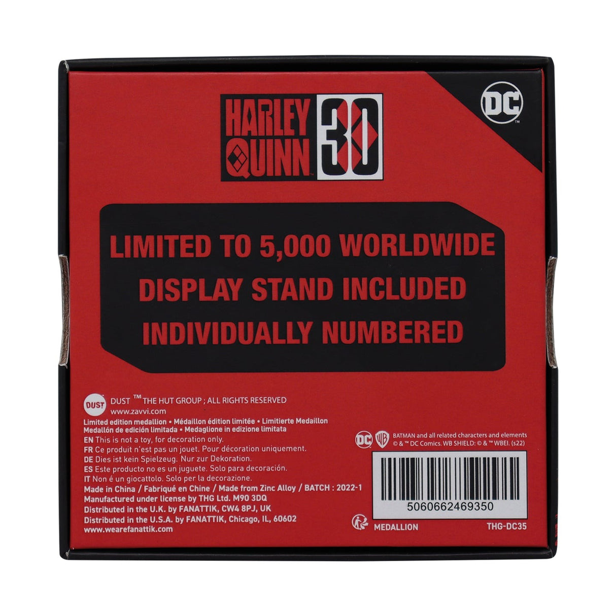 DC Harley Quinn 30th Anniversary | Medallion | Limited Edition