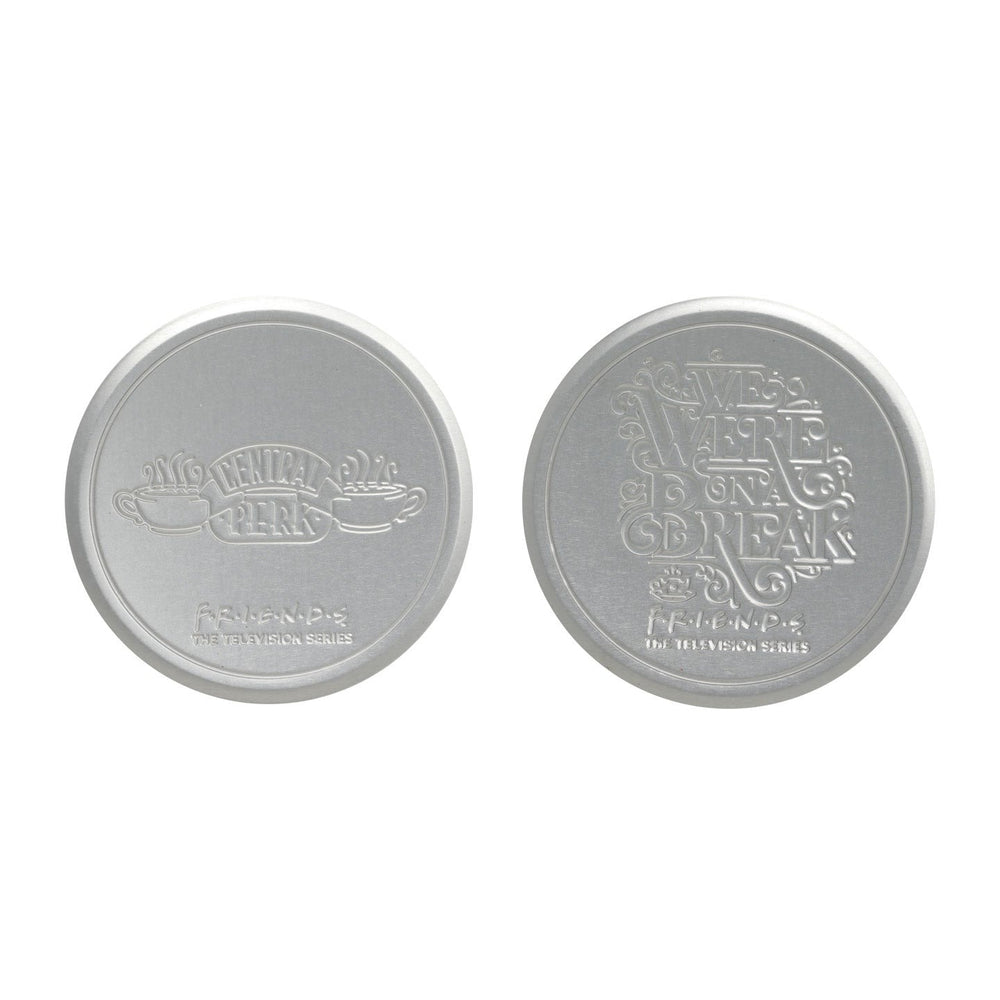 FRIENDS | Set of 4 Embossed Metal Coasters