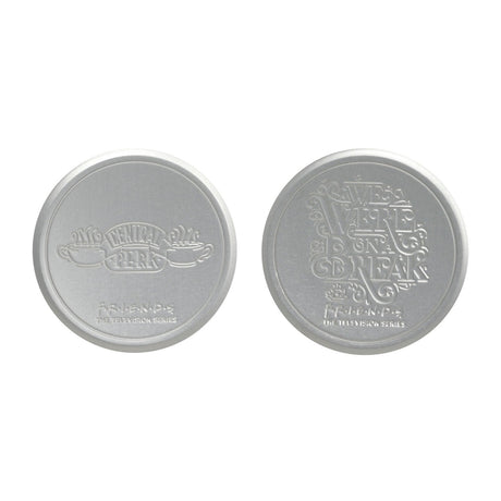 FRIENDS | Set of 4 Embossed Metal Coasters