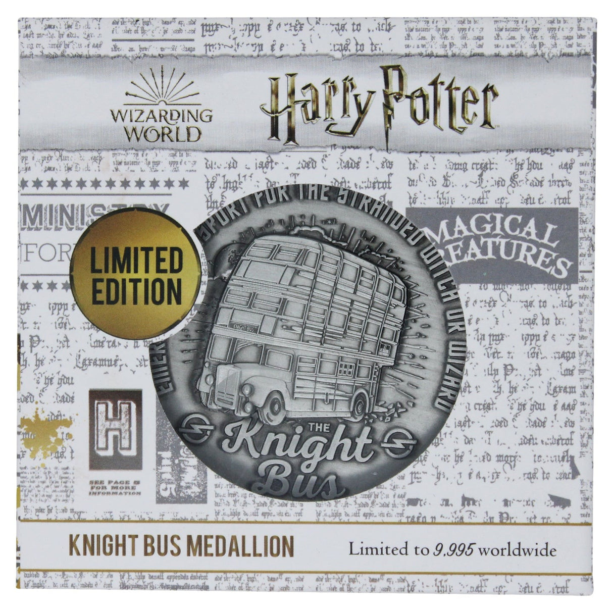KNIGHT BUS | Medallion | Harry Potter | Limited Edition