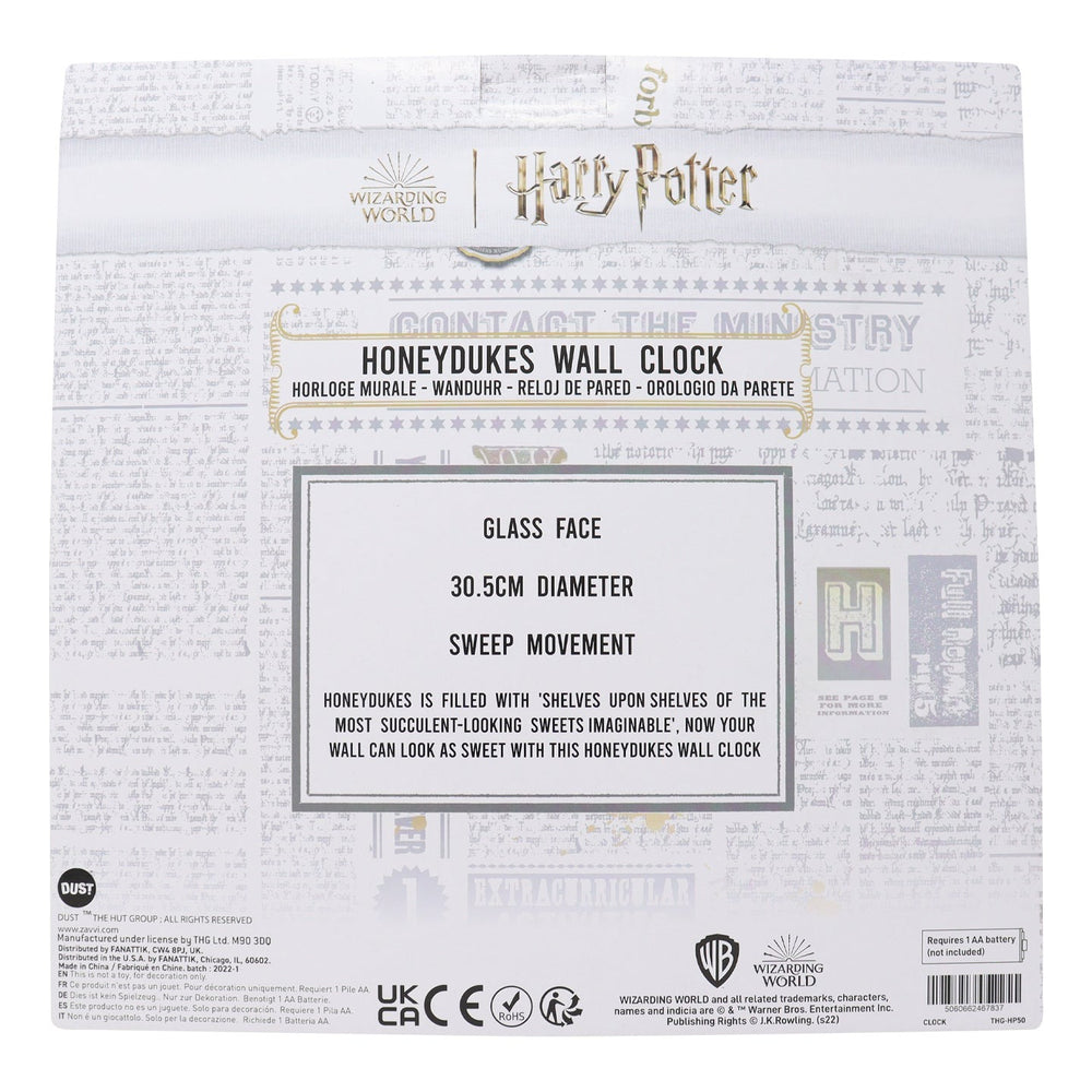 Harry Potter | Honeydukes | Wall Clock