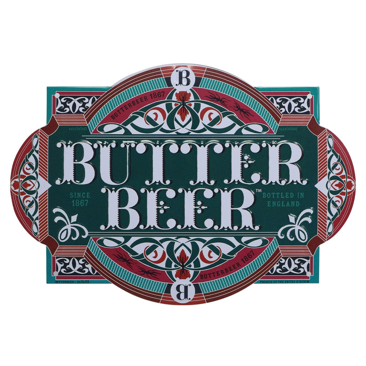 BUTTER BEER | Harry Potter | Metal Plaque