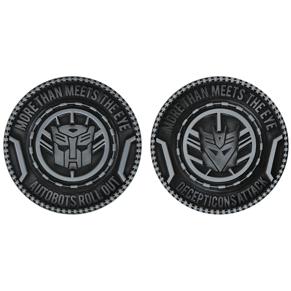 Transformers | More Than Meets The Eye | Set of 2 Medallions | Collectible Limited Edition