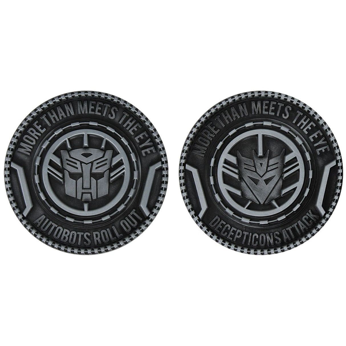Transformers | More Than Meets The Eye | Set of 2 Medallions | Collectible Limited Edition
