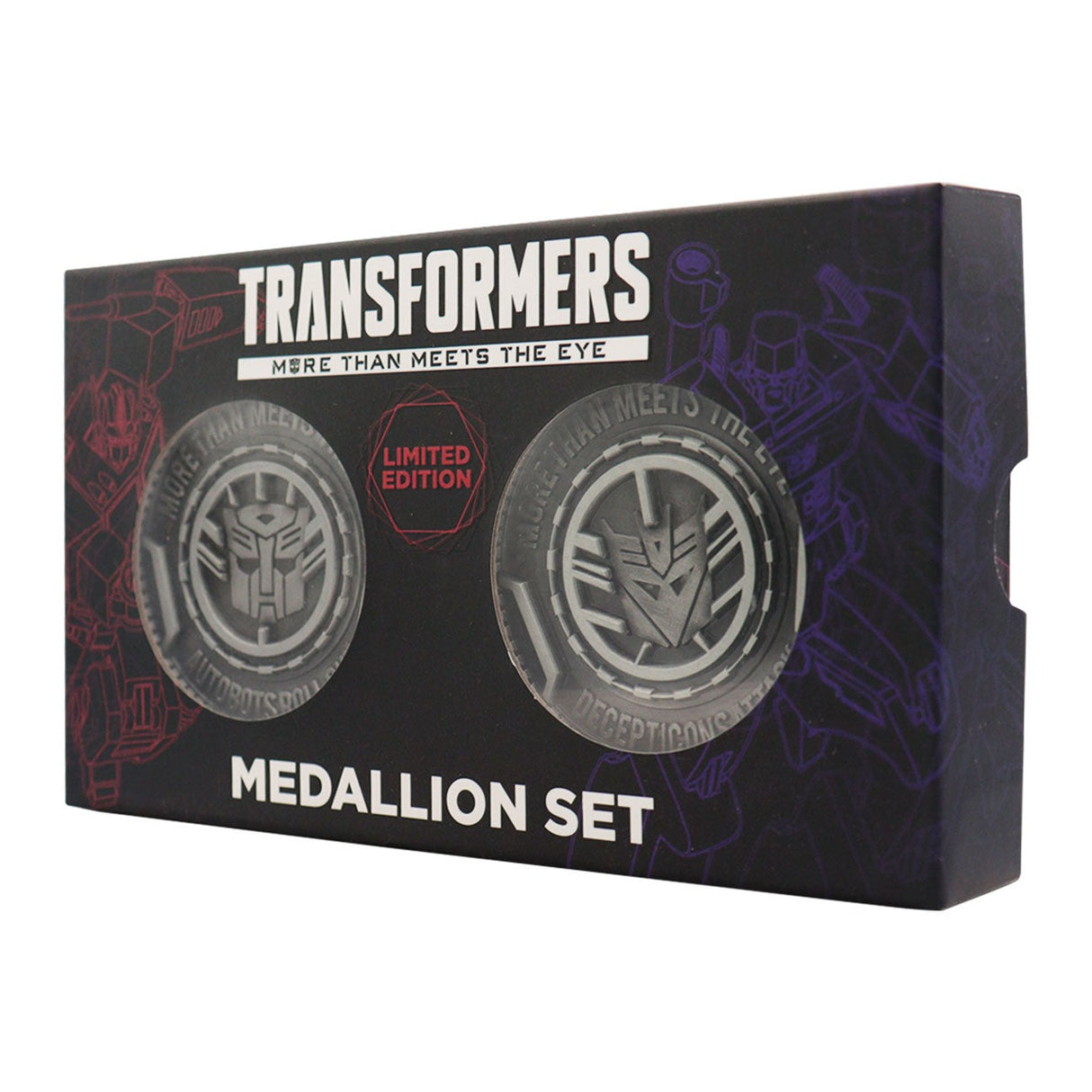 Transformers | More Than Meets The Eye | Set of 2 Medallions | Collectible Limited Edition