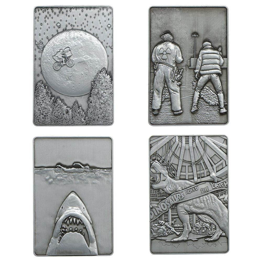 E.T. | BACK TO THE FUTURE | JURASSIC PARK | JAWS | Amblin 4 Piece Ingots |  Limited Edition
