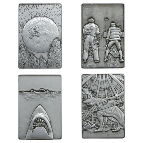 E.T. | BACK TO THE FUTURE | JURASSIC PARK | JAWS | Amblin 4 Piece Ingots |  Limited Edition