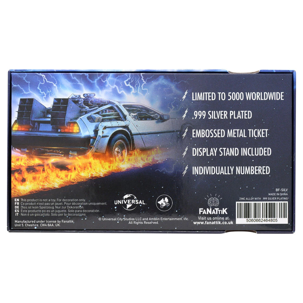 Back to the Future | Enchantment Under the Sea Dance Ticket | .999 Silver Plated | Limited Edition