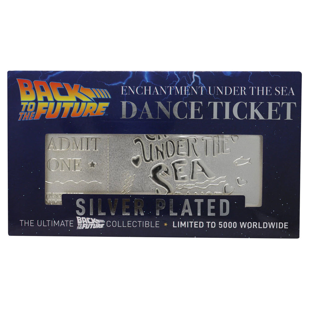 Back to the Future | Enchantment Under the Sea Dance Ticket | .999 Silver Plated | Limited Edition