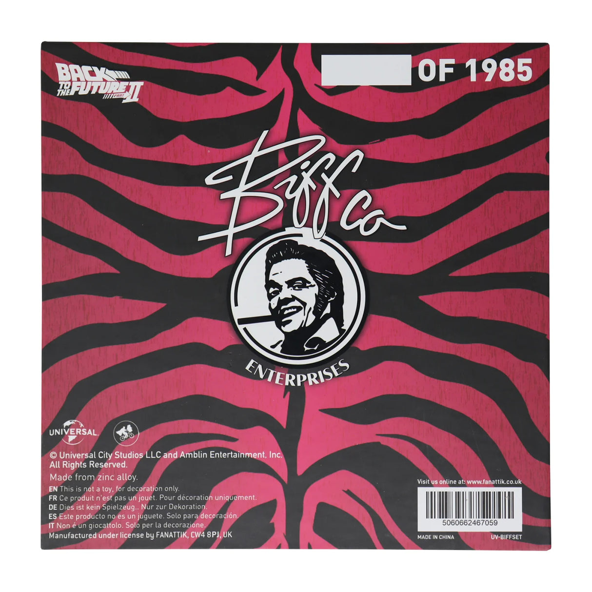 Damaged Box | Back to the Future | Biff Tannen's Casino Set