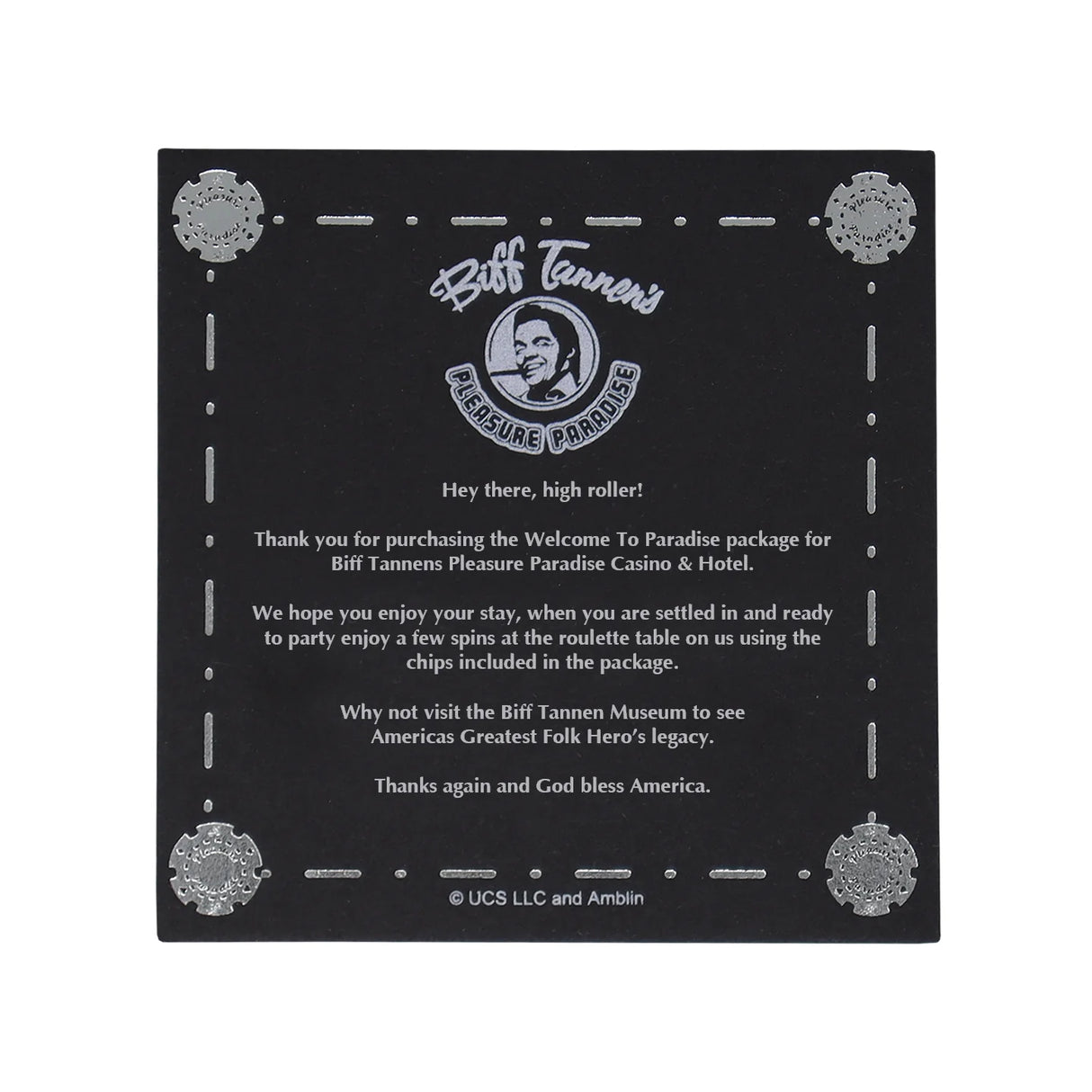 Damaged Box | Back to the Future | Biff Tannen's Casino Set