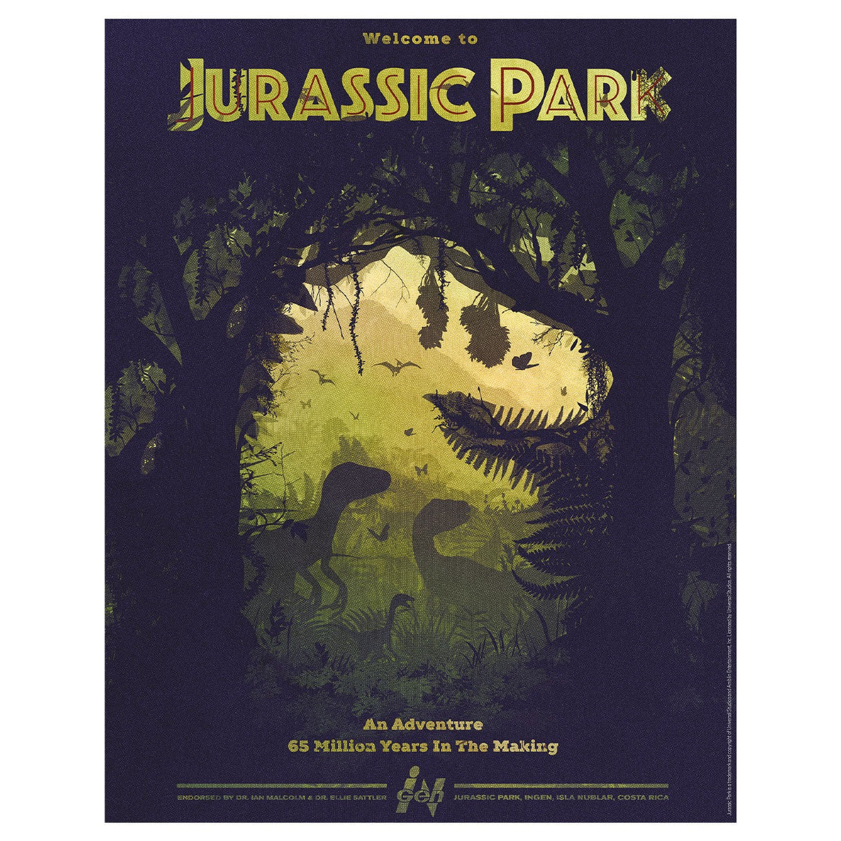 Jurassic Park | Limited Edition | 35.5cm x 28cm | Art Print