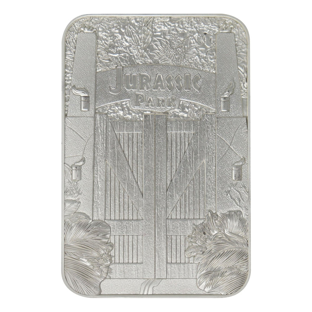Jurassic Park | Welcome Gates | .999 Silver Plated | Limited Edition