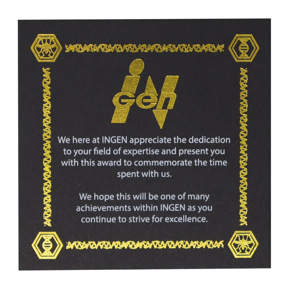 Jurassic Park | Genetics Laboratory Service Award Set