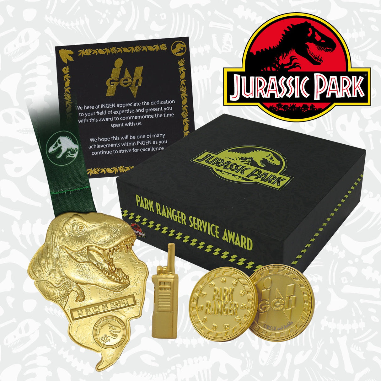 Jurassic Park | Park Ranger Service Award Set