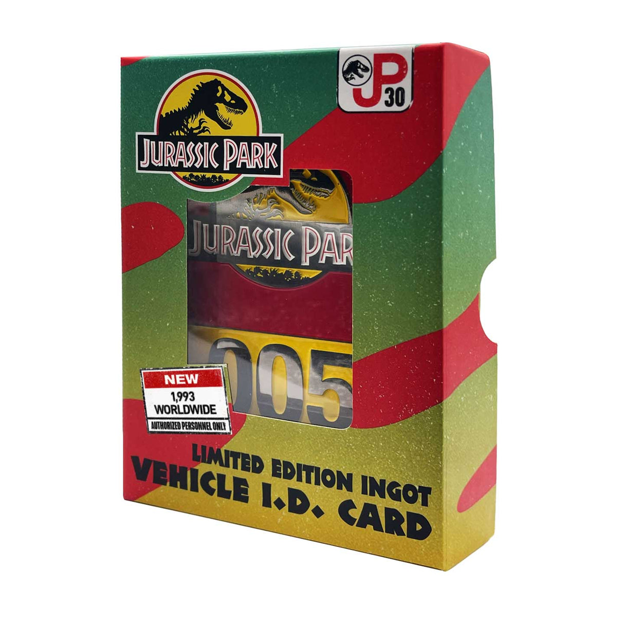 Jurassic Park | 30th Anniversary Replica Vehicle I.D. Card | Ingot Limited Edition
