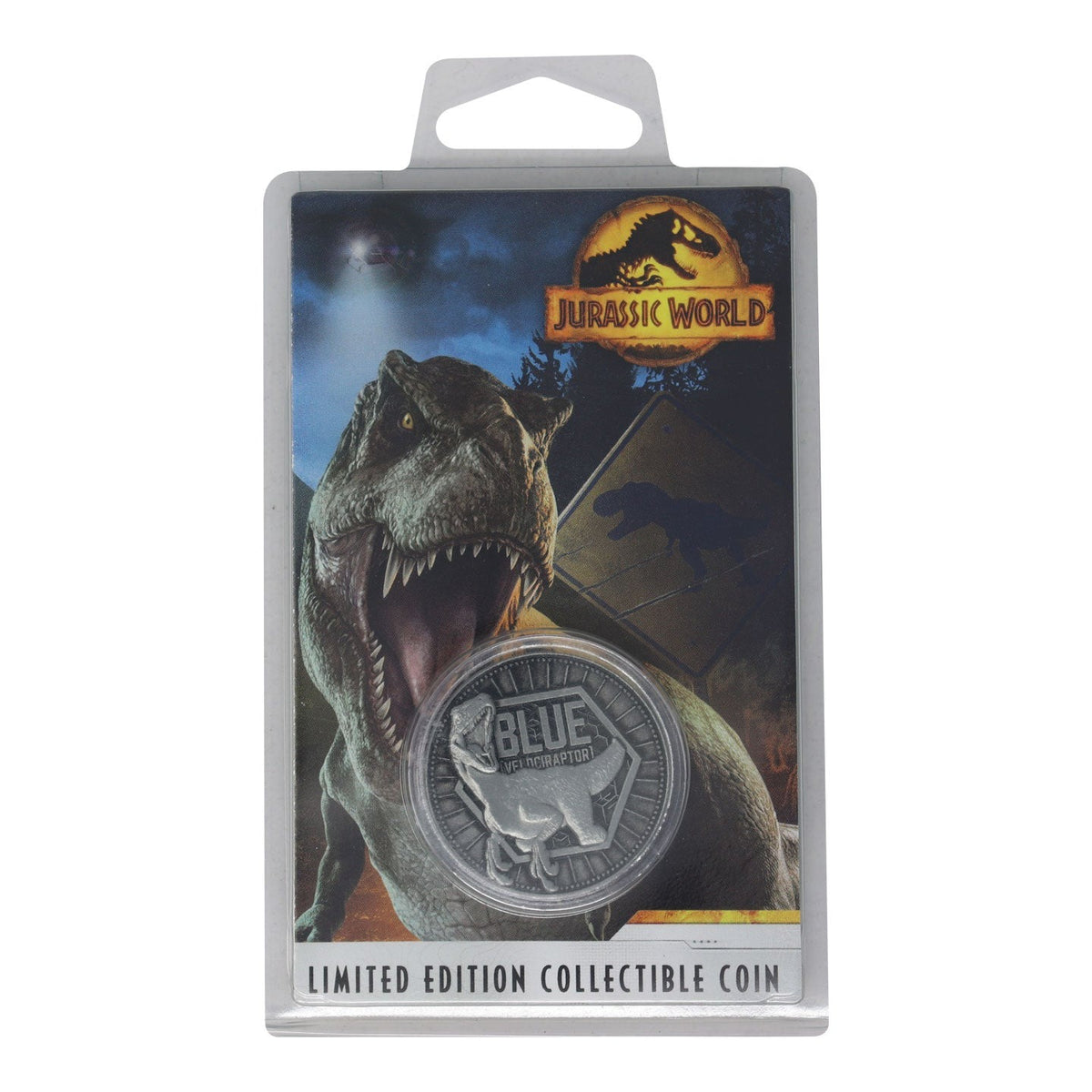 Jurassic World Blue Limited Edition Collectible Coin JMToys.co.uk