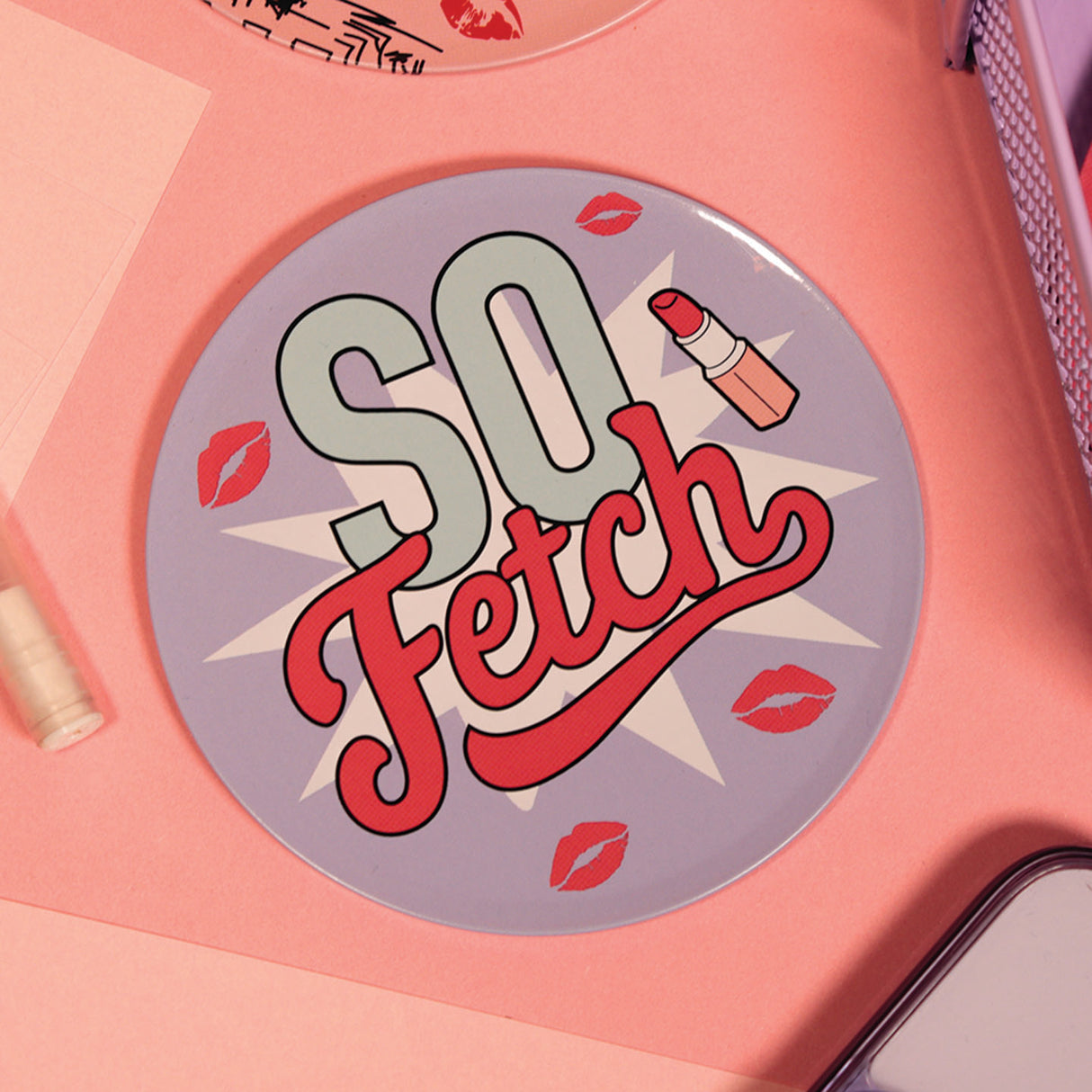 MEAN GIRLS | Set of 4 Embossed Metal Coasters